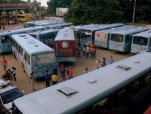 MOTORISTAS INTERROMPEM ATIVIDADES NO TERMINAL DA PARANGABA