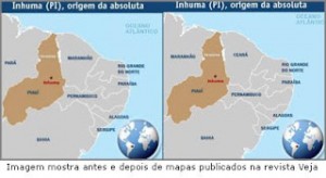 A NOVA GEOGRAFIA PELA REVISTA VEJA