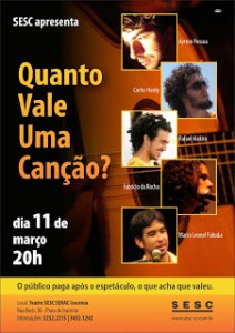 QUANTO VALE UMA CANÇÃO?