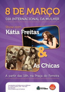 SHOWS DO DIA INTERNACIONAL DA MULHER EM FORTALEZA