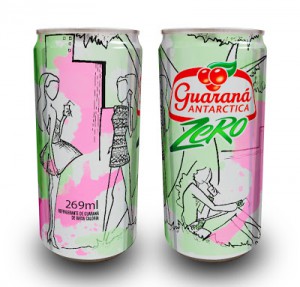 ESTAMPA DESCOLADA ESCOLHIDA PARA EDIÇÃO ESPECIAL DO GUARANÁ ANTARCTICA ZERO