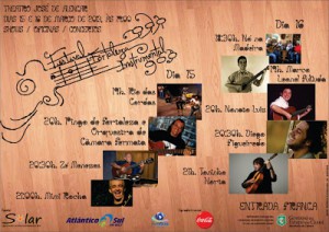 INSCRIÇÕES ABERTAS PARA OFICINAS E WORKSHOPS DO FESTIVAL FORTALEZA INSTRUMENTAL