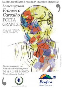 EXPOSIÇÃO “POETA GRANDE” HOMENAGEIA FRANCISCO CARVALHO E O DIA DA POESIA