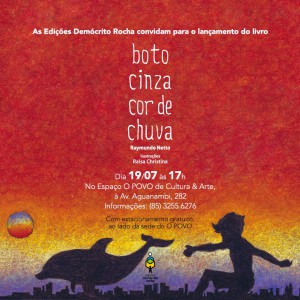 Livro Boto cinza cor de chuva será lançado no Espaço O POVO de Cultura & Arte