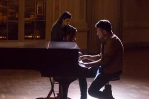 Paula Fernandes grava clipe ao lado do cantor espanhol Pablo López