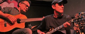 Manassés e Cristiano Pinho no Cineteatro São Luiz
