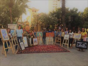 Grupo de Bordado Entrelaçadas apresenta exposição “Revoada”, na Praça Luíza Távora
