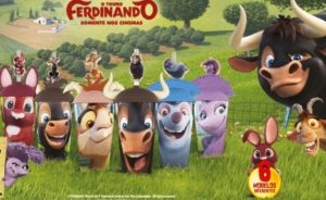 Nova campanha do Divino Fogão traz copos colecionáveis de personagens do ‘Touro Ferdinando’