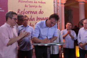 Assinada a ordem de serviço para início da obra de construção do novo edifício do Museu da Imagem e do Som do Ceará (MIS-CE)