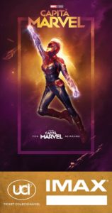 UCI lança tickets colecionáveis no Brasil com a estreia de ‘Capitã Marvel’ 