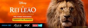 Começa venda antecipada do live-action de “O Rei Leão”  em salas IMAX®, XPLUS® e 4DX da UCI