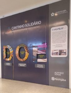 ‘Cantinho Solidário’ do Shopping Parangaba arrecada doações para o Projeto Criança Feliz