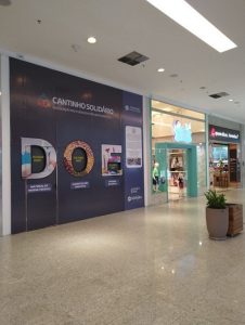 Cantinho Solidário  do Shopping Parangaba arrecada doações para o Lar Santa Mônica