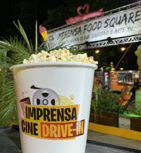 Imprensa Food Square inaugura cinema drive-in em parceria com o Cineteatro São Luiz e o Cinema do Dragão