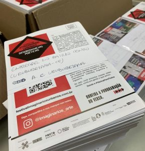 3º Festival Imaginários Urbanos envia  ‘cartas dispositivo’ contendo obras de arte