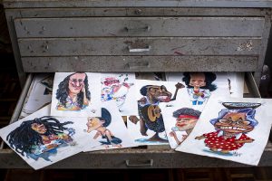 Exposição “Valber Benevides – O artista por trás das caricaturas”