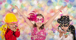 Na véspera de Carnaval, animação e folia para criançada na Praça Luiza Távora