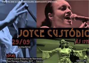 JOYCE CUSTÓDIO NO CCBNB