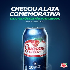 GUARANÁ ANTARCTICA LANÇA LATA AZUL