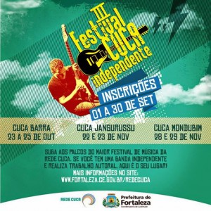 III Festival Cuca Independente recebe inscrições