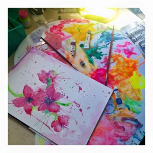 Ilustradoras cearenses fazem live painting em lançamento de coleção