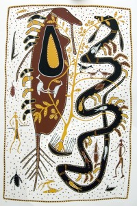 Último dia  da exposição de arte aborígene contemporânea da Austrália na Caixa Cultural Fortaleza