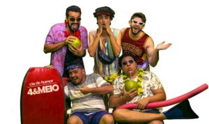 Espetáculo “Só no Improviso de Férias” em cartaz no Teatro do Humor