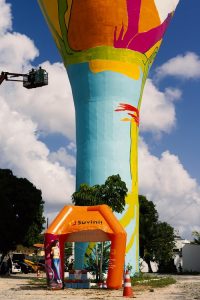 Além da Rua – Festival Internacional de Arte Urbana muda a paisagem dos reservatórios de água de Fortaleza